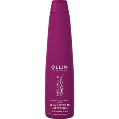Ollin Megapolis Shampoo Detox Black Rice - Шампунь-детокс на основе чёрного риса 400 мл 