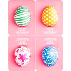 Milatte Fashiony Egg Peel Off Cream Pack 4 Ea - Набор крем-масок для лица 4*8 г