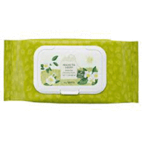 The Saem Healing Tea Garden Green Tea Cleansing Tissue - Салфетки очищающие с экстрактом зеленого чая 240 г