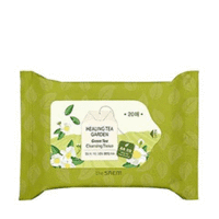 The Saem Healing Tea Garden Green Tea Cleansing Tissue - Салфетки очищающие с экстрактом зеленого чая