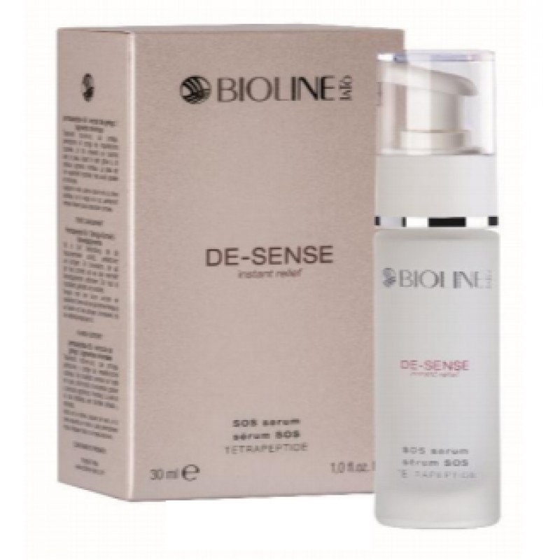 Bioline-JaTo De-Sense Couperose Serum Sos - Cыворотка с пептидами 30 мл