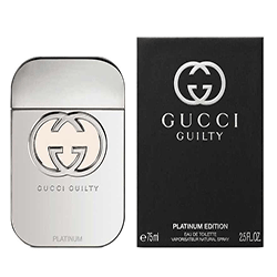 Gucci Guilty Platinum Edition Women Eau de Toilette - Гуччи гилти платинум туалетная вода 75 мл