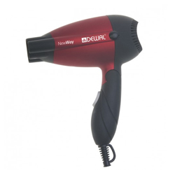 Dewal New Way - Фен дорожный складной, красный, 1000 Вт