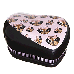 Tangle Teezer Compact  Styler Pug Print  - Расческа для волос "мопс" 