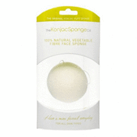 The Konjac Sponge Premium Facial Puff Pure White 100% - Спонж для умывания лица (премиум-упаковка)