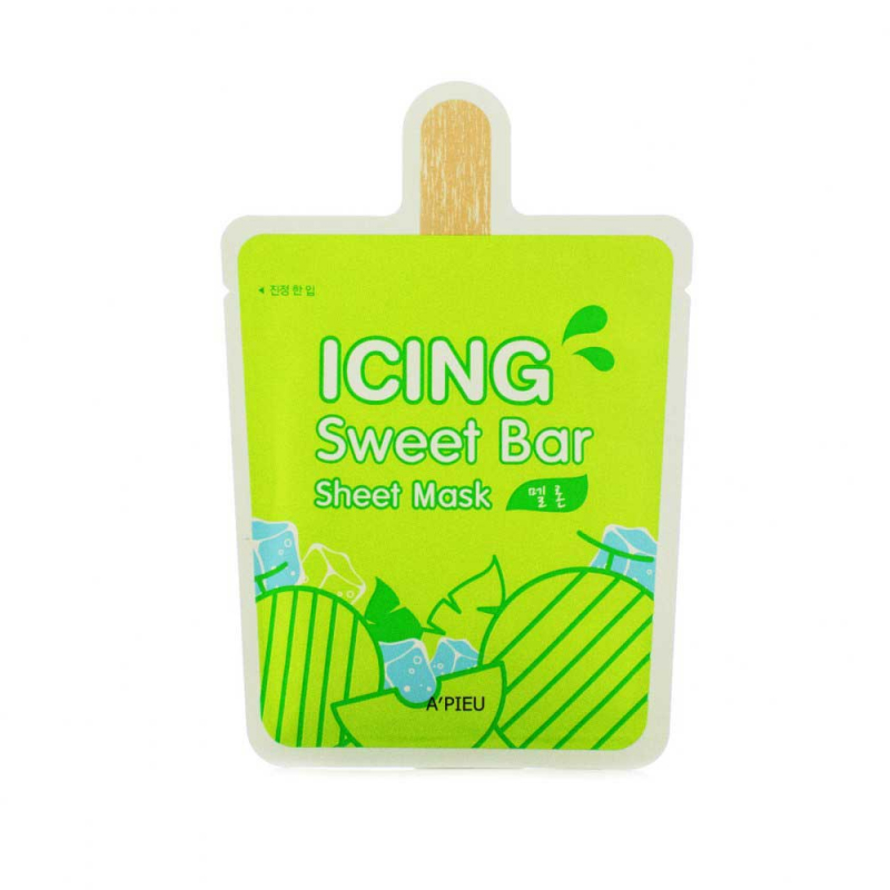A'pieu Icing Sweet Bar Sheet Mask Melon - Маска-мороженное листовая дыня 21 г