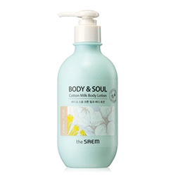 The Saem Body and Soul Cotton Milk Body Lotion New - Лосьон для тела молочный 300 мл
