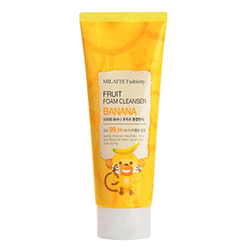 Milatte Fashiony Fruit Foam Cleanser Banana - Пенка для умывания банановая 150 мл