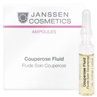 Janssen Cosmetics Demanding Skin Couperose Fluid - Сосудоукрепляющий концентрат для кожи с куперозом в ампулах 3 x 2 мл