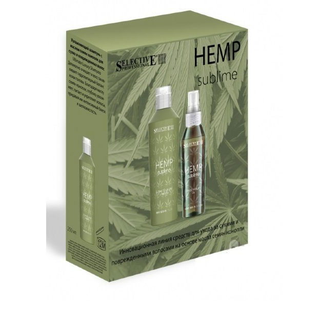 Selective Professional Hemp Sublime Set - Hабор (шампунь 250 мл + эликсир 100 мл)