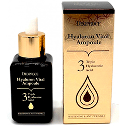 Deoproce Hyaluron Vital Ampoule - Сыворотка гиалуроновая ампульная 50 мл
