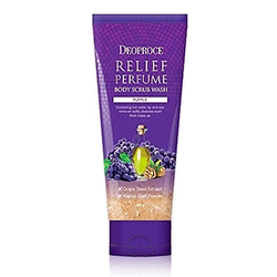 Deoproce Body Relief Perfume Body Srabwash Purple - Скраб для тела на виноградных косточках 200 г