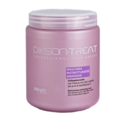 Dikson Restructuring Moisturizing Mask - Восстанавливающая увлажняющая маска для волос с витамином F 1000 мл