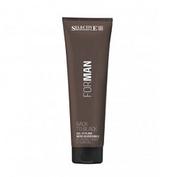 Selective Professional For Man Back to Black – Гель для укладки волос со смываемым чёрным пигментом 150 мл