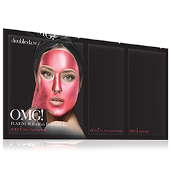 Double Dare OMG 3In1 Kit Platinum - Трехкомпонентный комплекс масок «сияние и ровный тон», упаковка 5 шт