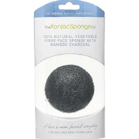 The Konjac Sponge Premium Facial Puff With Bamboo Charcoal - Спонж для умывания лица (премиум-упаковка)