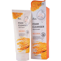 Ekel Rice Bran Foam Cleanser - Пенка для умывания с экстрактом коричнего риса 180 мл