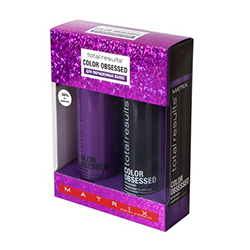 Matrix Total Results Color Obsessed - Набор колор обсэссд для защиты окрашенных волос (шампунь 300 мл, кондиционер 300 мл)