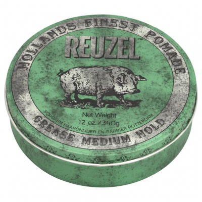 Reuzel Grease Medium Hold Pomade - Помада средней фиксации 340 г