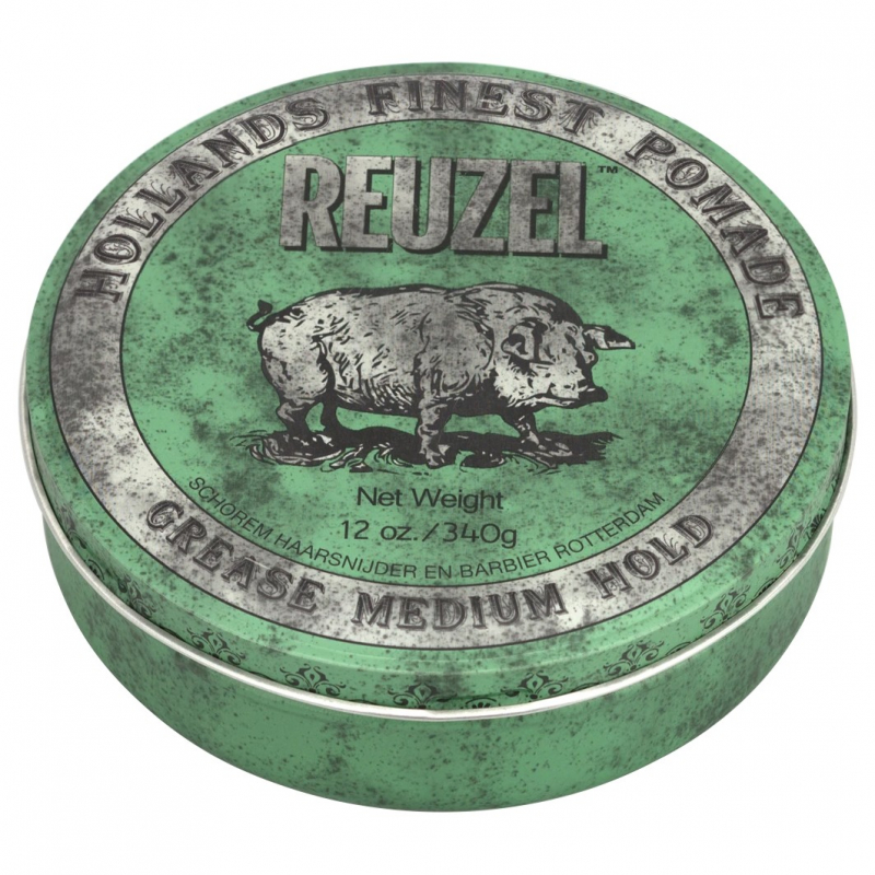 Reuzel Grease Medium Hold Pomade - Помада средней фиксации 340 г