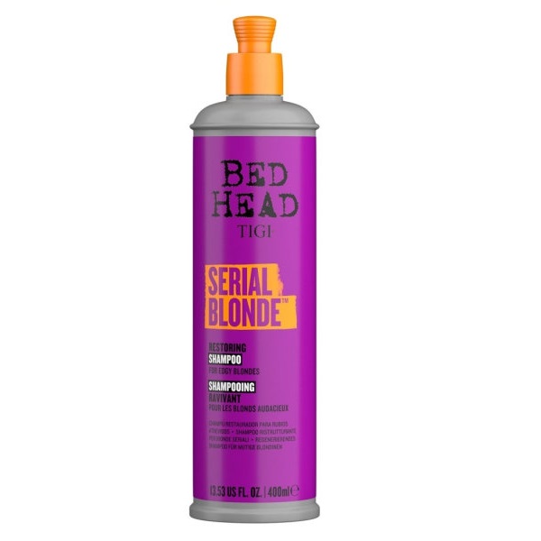 TIGI Bed Head Serial Blonde Shampoo - Bосстанавливающий шампунь для блондинок 400 мл