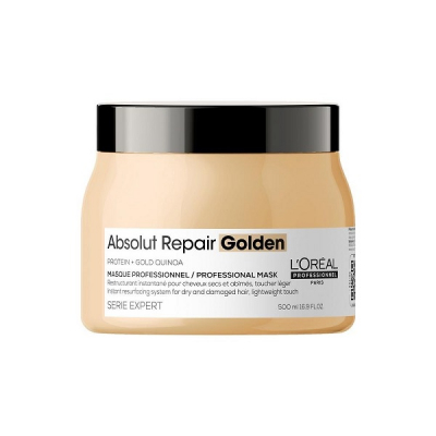 L'Oreal Professionnel Serie Expert Absolut Repair Gold Quinoa Mask - Маска с золотой текстурой для восстановления поврежденных волос 500 мл