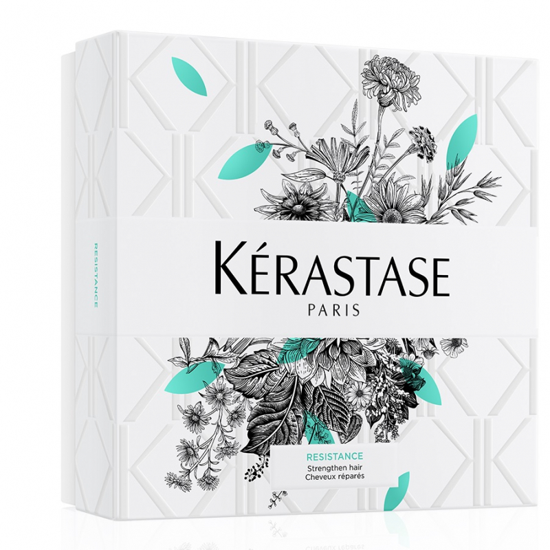 Kerastase Resistance Force Architecte Set - Весенний набор для поврежденных волос (шампунь-ванна 250 мл, маска для волос 200 мл)