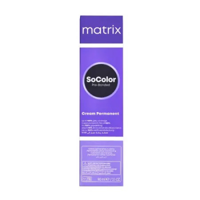 Matrix SoColor Pre-Bonded Extra Coverage - Краска для седых волос 506NA темный блондин натуральный пепельный 90 мл