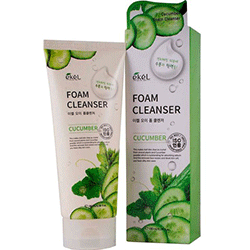 Ekel Cucumber Foam Cleanser - Пенка для умывания с экстрактом огурца 180 мл