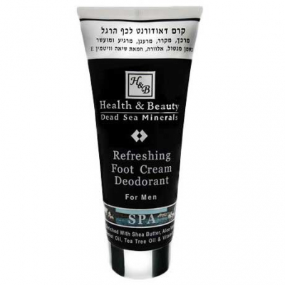 Health and Beauty Refreshing Foot Cream Deodorant - Охлаждающий крем-дезодорант для ног мужской 200 мл