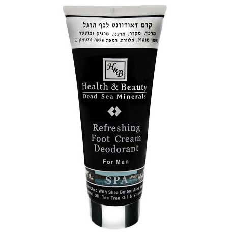 Health and Beauty Refreshing Foot Cream Deodorant - Охлаждающий крем-дезодорант для ног мужской 200 мл