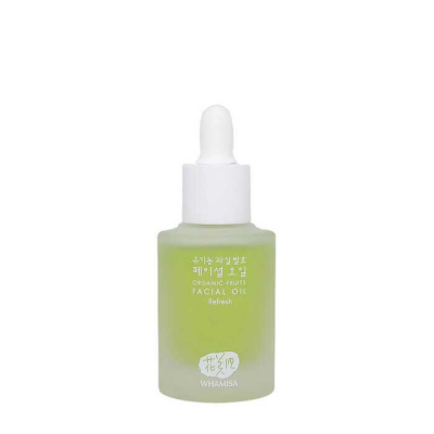 Whamisa Organic Fruits Facial Oil - Масло для лица на основе фруктовых ферментов (освежающее) 26 мл