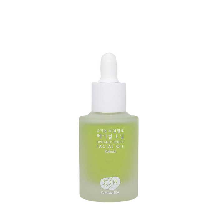 Whamisa Organic Fruits Facial Oil - Масло для лица на основе фруктовых ферментов (освежающее) 26 мл