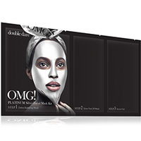Double Dare OMG 3In1 Kit Platinum - Трехкомпонентный комплекс масок «активный лифтинг и восстановление», упаковка 5 шт