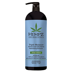 Hempz Triple Moisture Replenishing Shampoo - Шампунь Тройное увлажнение 1000 мл