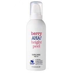 Etude House Berry Aha Bright Peel Bubble Wash - Пенка пузырьковая для умывания 120 мл