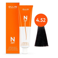 Ollin Professional N-Joy - Перманентная крем-краска для волос 4/52 шатен махагоново–фиолетовый 100 мл