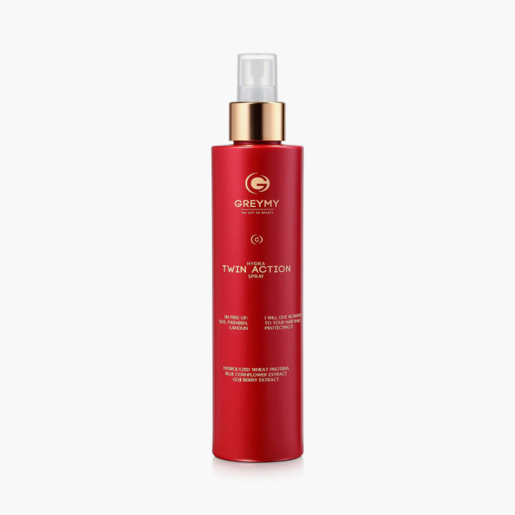 Greymy Zoom Color Hydra Twin Action Spray - Спрей двойного действия для увлажнения волос и защиты цвета 200 мл