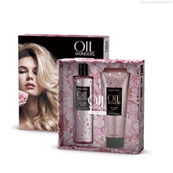 Matrix Total Results Oil Wonders Volume Rose - Набор для объема тонких волос с маслом дикой розы (шампунь 300 мл, кондиционер 300 мл)