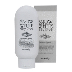 Secret Key Snow White Milky Pack - Отбеливающая маска для лица и тела 200 мл