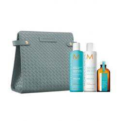 Moroccanoil Volume Holiday Kit 2025 - Праздничный набор "Объём" (2*250+50+косметичка)