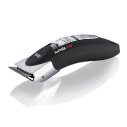 BaByliss Pro Power Definer - Машинка для стрижки, аккумулятор/сеть, регулируемая высота ножа, 8 насадок