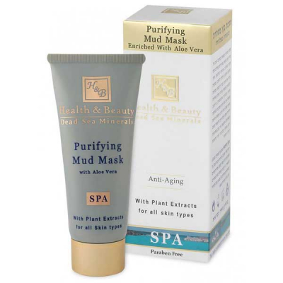 Health and Beauty Purifying Mud Mask With Aloe Vera - Очищающая грязевая маска для лица с экстрактом алоэ вера 100 мл