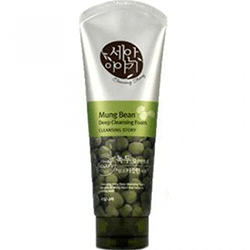 The Welcos Cleansing Story Foam Cleansing Mung Beans - Пенка для умывания (бобы) 150 г