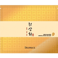Deoproce Cheon Sam Hwa Oriental Hydro Gel Mask - Маска для лица гидрогелевая антивозрастная 25 г