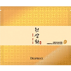 Deoproce Cheon Sam Hwa Oriental Hydro Gel Mask - Маска для лица гидрогелевая антивозрастная 25 г
