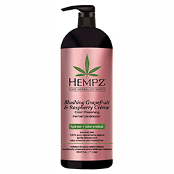 Hempz Blushing Grapefruit and Raspberry Creme Conditioner - Кондиционер Грейпфрут и Малина для  сохранения цвета и блеска окрашенных волос 1000 мл