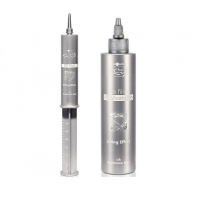 Hair Company Inimitable Style BB Filler - Набор (филлер 6x25 мл + подготовительный шампунь 200 мл)