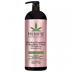Hempz Blushing Grapefruit and Raspberry Creme Shampoo - Шампунь Грейпфрут Малина для сохранения цвета и блеска окрашенных волос 1000 мл