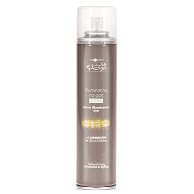 Hair Company Inimitable Style Illuminating Extreme Spray No Gas - Спрей без газа,придающий блеск сверхсильной фиксации 300 мл